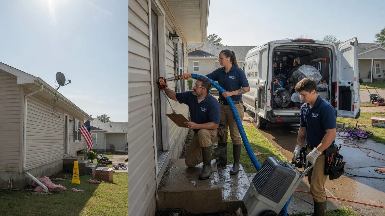 Ceiling Water Damage Restoration in Franklin, VA near me